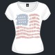 Tee-shirt USA blanc