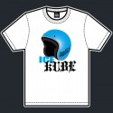 Tee-shirt casque pailleté Ice Kube blanc