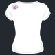 Tee-shirt casque pailleté Freedom blanc violet