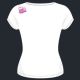 Tee-shirt casque Freedom blanc et rose